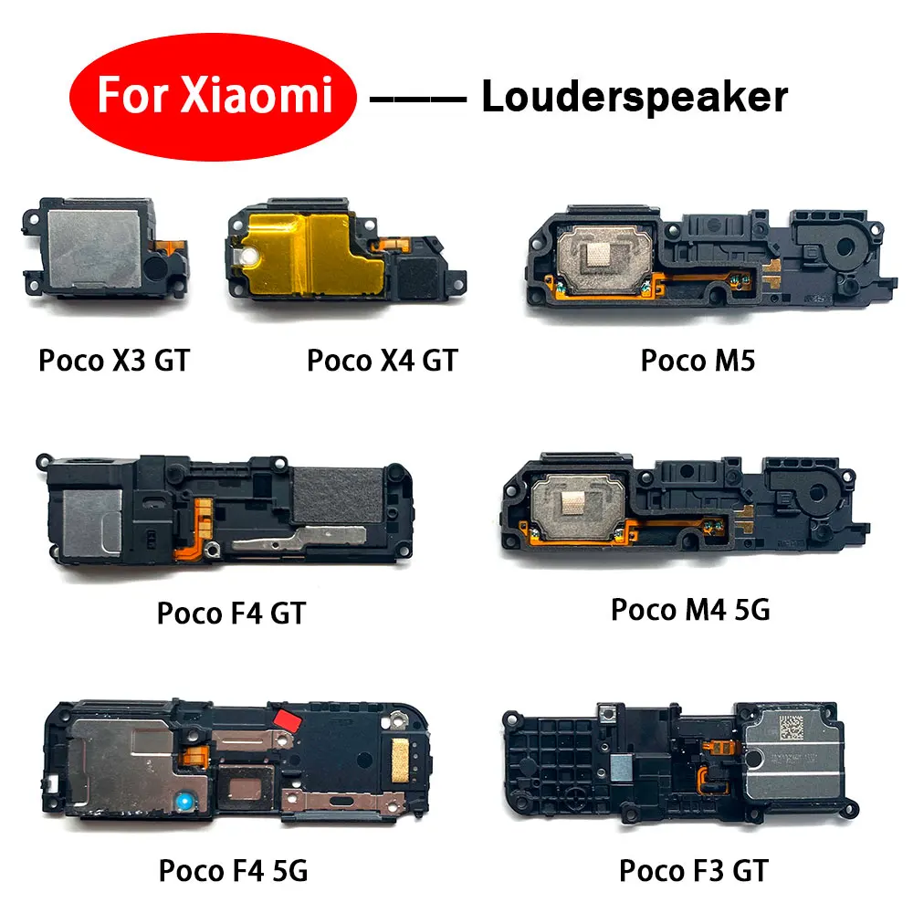 

10 Pcs For Xiaomi Poco F3 F4 5G M4 M5 X3 X4 GT Sound Module Buzzer Ringer Loudspeaker Loud Speaker