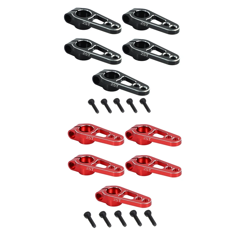 10PCS Aluminum Alloy 31Mm 25T Steering Servo Arm Horn For Futaba Sakura D4 1/10 RC Drift Car Crawler Parts,Black & Red
10PCS Aluminum Alloy 31Mm 25T Steering Servo Arm Horn For Futaba Sakura D4 1/10 RC Drift Car Crawler Parts,Black & Red