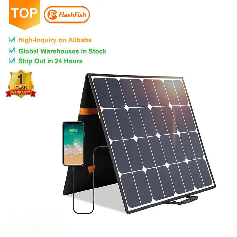 100W 18V Flashfish Solar Panels for Portable Generator Power Bank Outdoor Camping Foldable Free Shipping Oversea Warehouse
100W 18V Flashfish Solar Panels for Portable Generator Power Bank Outdoor Camping Foldable Free Shipping Oversea Warehouse