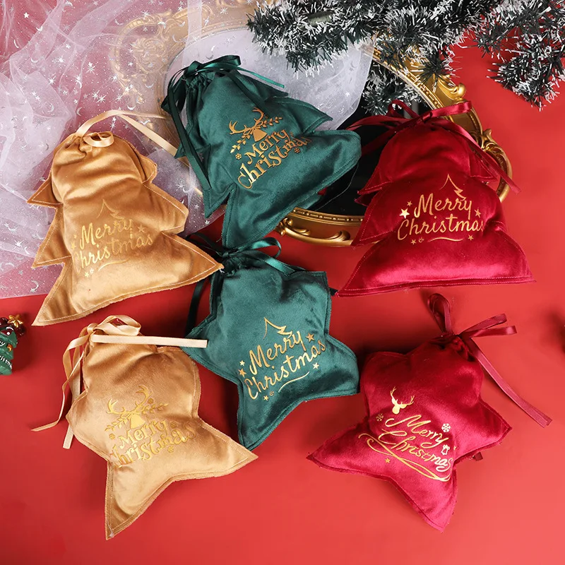 10Pcs/lot Christmas Gift Bags Candy Bag Velvet Bag Pentagram Gift Packing Bag Xmas Decoration Christmas Tree DIY Decor Gift Box
10Pcs/lot Christmas Gift Bags Candy Bag Velvet Bag Pentagram Gift Packing Bag Xmas Decoration Christmas Tree DIY Decor Gift Box