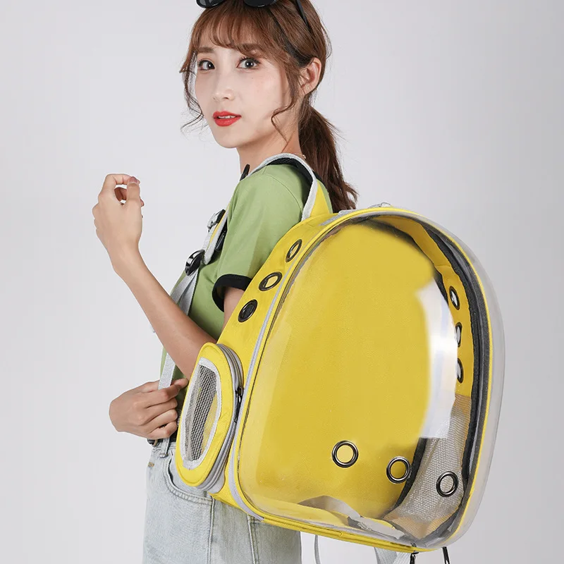 Cat Bag Shading Out Portable Space Capsule Transparent Breathable Pet Bag Shoulders Stylish Cat Cage for Walking The Cat Crate
Cat Bag Shading Out Portable Space Capsule Transparent Breathable Pet Bag Shoulders Stylish Cat Cage for Walking The Cat Crate