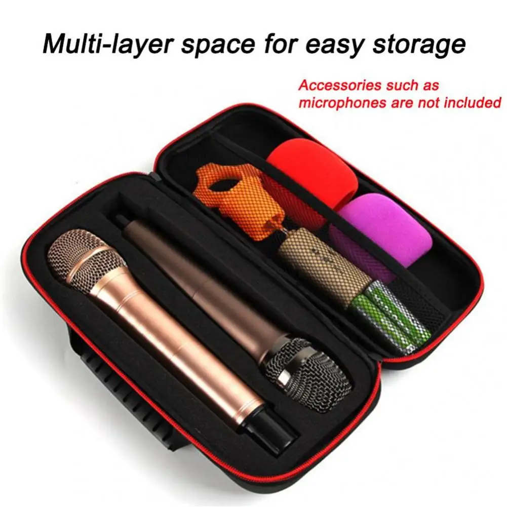 Portable Eva Wireless Microphone Storage Bag Shockproof Large-capacity Hard Case Carry Bag For Travelling Camping Business Trip
Portable Eva Wireless Microphone Storage Bag Shockproof Large-capacity Hard Case Carry Bag For Travelling Camping Business Trip