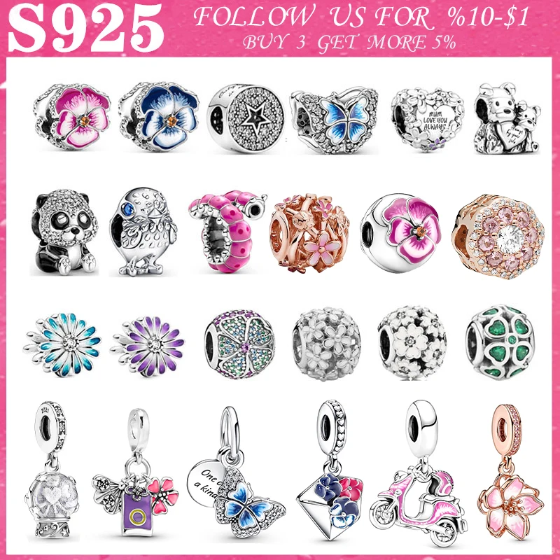 2022 New Pandora Charms 925 Sterling Silver Butterflyof Flower Series Beads Butterfly Flower Pendant Fit Pandora Bracelet DIY
2022 New Pandora Charms 925 Sterling Silver Butterflyof Flower Series Beads Butterfly Flower Pendant Fit Pandora Bracelet DIY