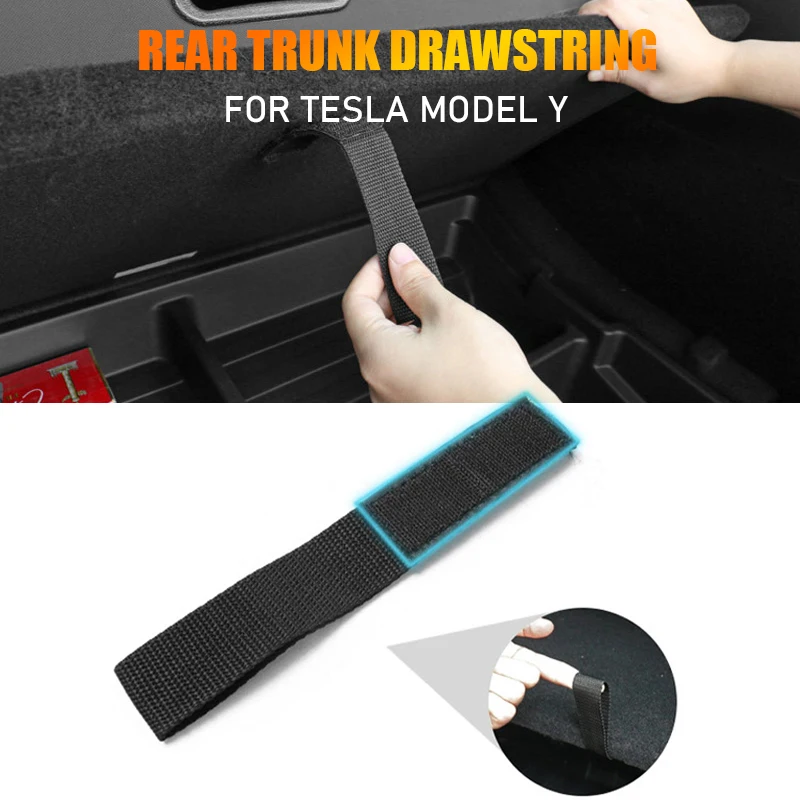 For Tesla Model Y Car Rear Trunk Rope Draw String Open Tail Box Cover Handle Pull Strap Drawstring Accessories Practical Gadgets
For Tesla Model Y Car Rear Trunk Rope Draw String Open Tail Box Cover Handle Pull Strap Drawstring Accessories Practical Gadgets