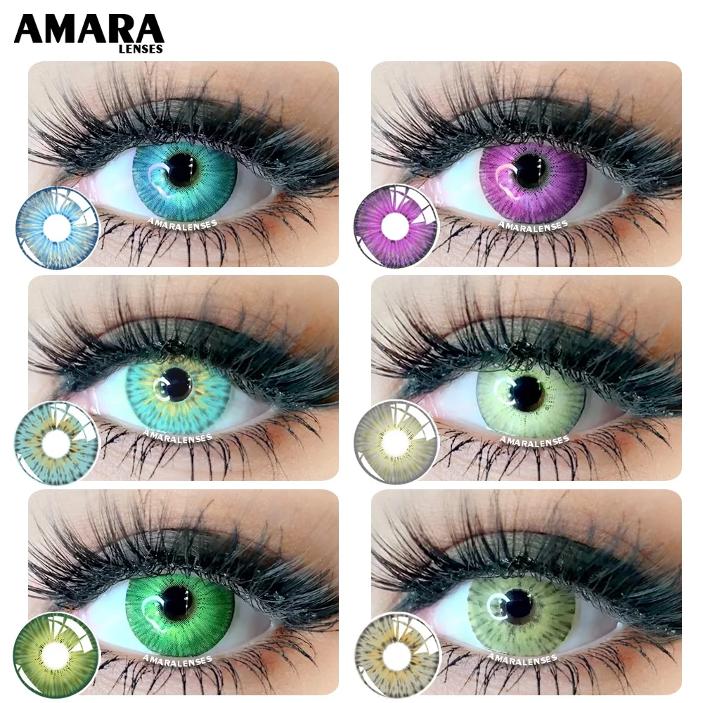AMARA 1Pair Color Contact Lenses Beauty Pupils blue lentes Color Contacts Lens Cosplay Colored Contact Lenses for Eyes Yearly
AMARA 1Pair Color Contact Lenses Beauty Pupils blue lentes Color Contacts Lens Cosplay Colored Contact Lenses for Eyes Yearly