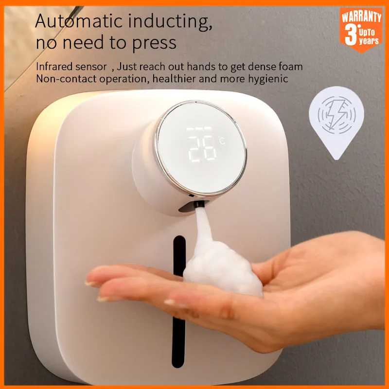 Xiaomi Soap Dispenser USB Rechargeable 320ml Liquid Soap Dispensers Digital Display Foam Hand Sanitizer Machine
Xiaomi Soap Dispenser USB Rechargeable 320ml Liquid Soap Dispensers Digital Display Foam Hand Sanitizer Machine