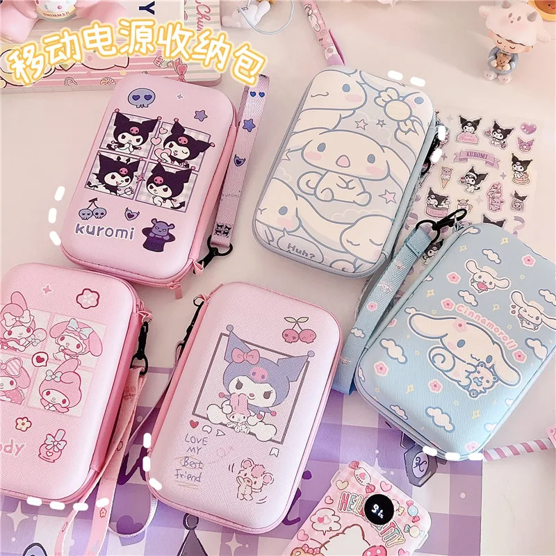Kawaii Anime Kt Melody Cinnamoroll Kuromi Charging Treasure Earphone Storage Bag Cartoon Printed Protable Cosmetic Bag Cute Gift
Kawaii Anime Kt Melody Cinnamoroll Kuromi Charging Treasure Earphone Storage Bag Cartoon Printed Protable Cosmetic Bag Cute Gift