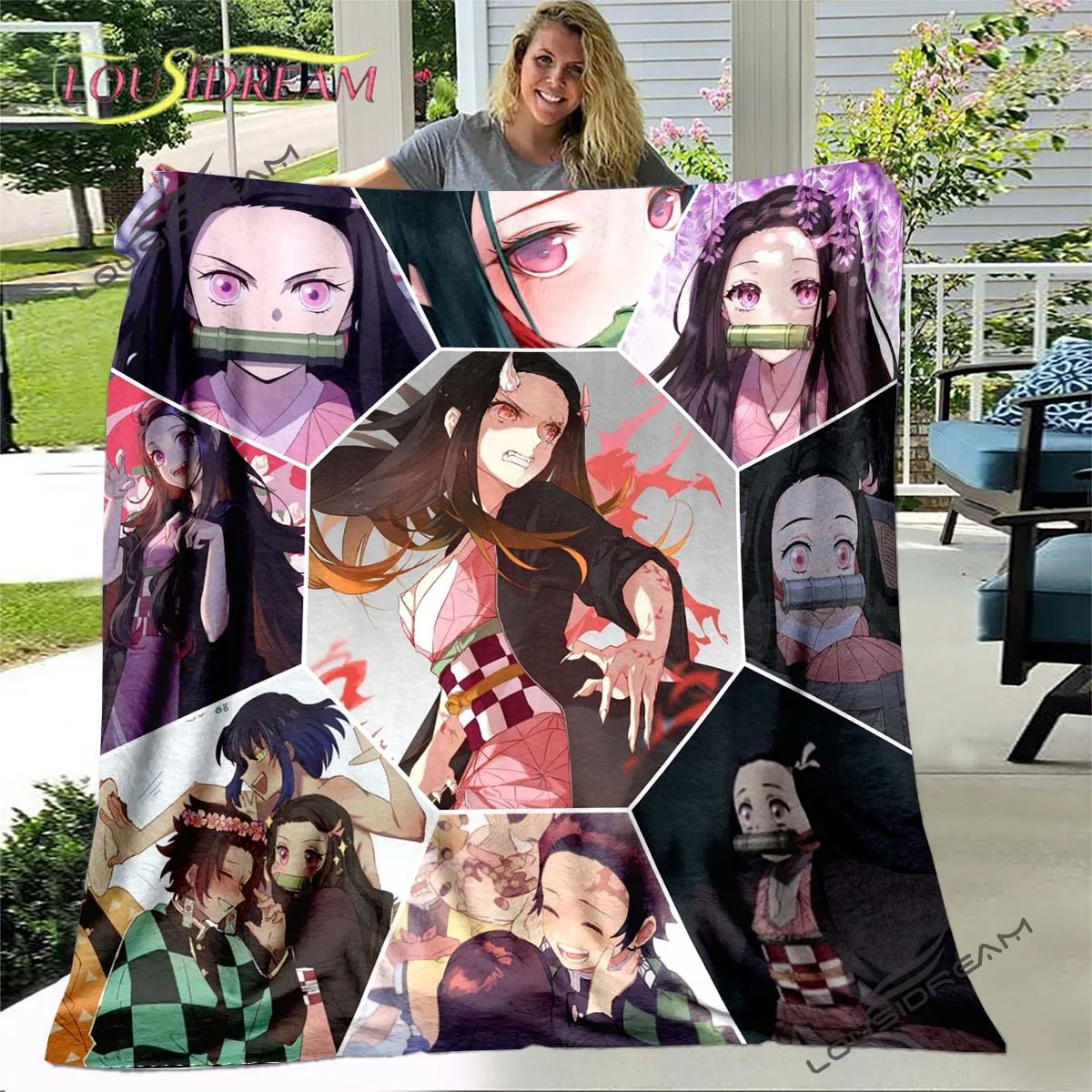 Одеяло Nezuko Kamado, удобное плюшевое покрывало из микрофибры для дивана, кровати, дивана, путешествий, подарок
Одеяло Nezuko Kamado, удобное плюшевое покрывало из микрофибры для дивана, кровати, дивана, путешествий, подарок