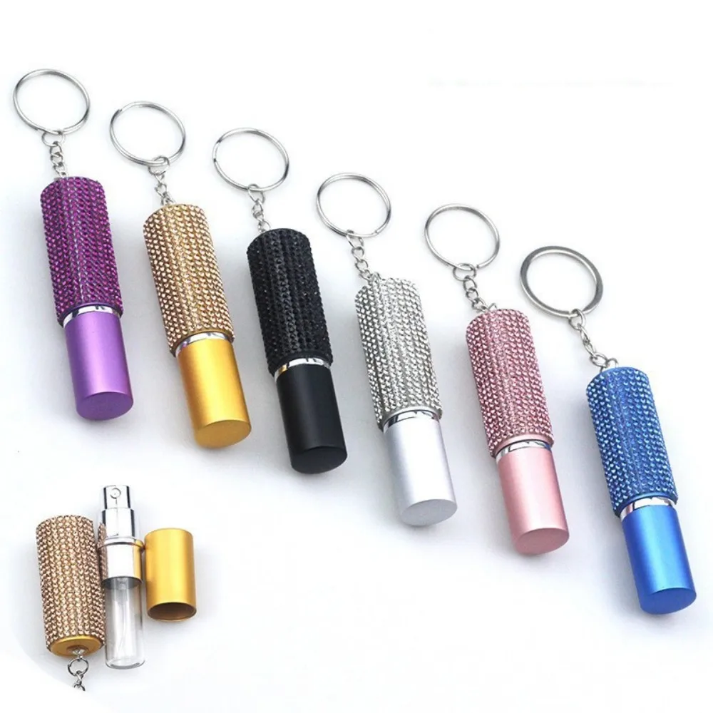 10 ml Shiny Rhinestone Spray Perfume Bottle Keychain Travel Empty Cosmetics Liquid Container Refillable Sample Vials Atomizer
10 ml Shiny Rhinestone Spray Perfume Bottle Keychain Travel Empty Cosmetics Liquid Container Refillable Sample Vials Atomizer