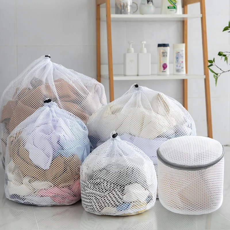 Net Washing Machine Bag Drawstring Mesh Underwear Laundry Basket Washing Bags Organizer Large Capacity Dirty Laundry Bag
Net Washing Machine Bag Drawstring Mesh Underwear Laundry Basket Washing Bags Organizer Large Capacity Dirty Laundry Bag