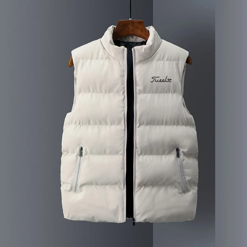 American brand New Style Vest Men's Golf Jacket Fashion Trend Zipper Vest Down Jacket Men Windproof Warm Jacket men
American brand New Style Vest Men's Golf Jacket Fashion Trend Zipper Vest Down Jacket Men Windproof Warm Jacket men