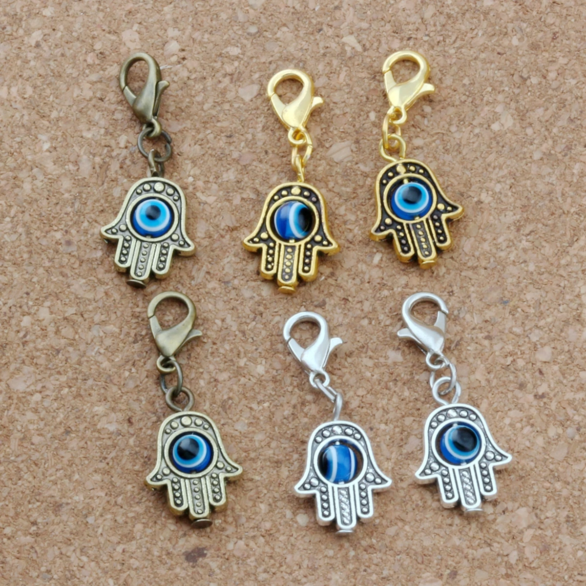 30Pcs Hamsa Hand Evil Eyes Floating Lobster Clasps Pendants For Jewelry Making DIY Handmade Craft A-372b
30Pcs Hamsa Hand Evil Eyes Floating Lobster Clasps Pendants For Jewelry Making DIY Handmade Craft A-372b
