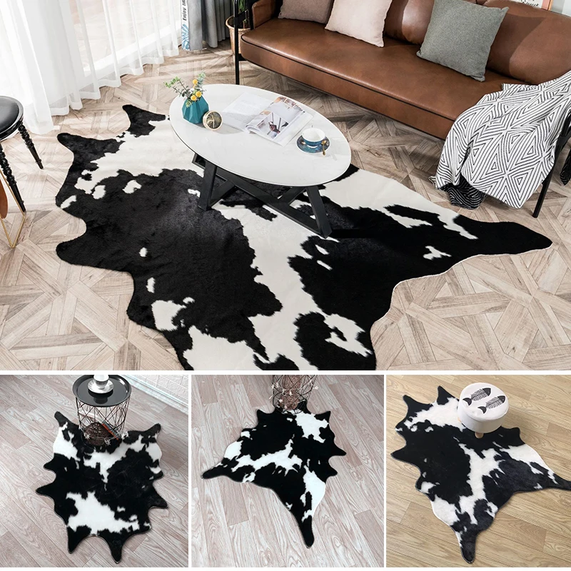 Simulation Cow Carpet Modern Style Irregular Rug for Bedroom Living Room Home Floor TSL1
Simulation Cow Carpet Modern Style Irregular Rug for Bedroom Living Room Home Floor TSL1