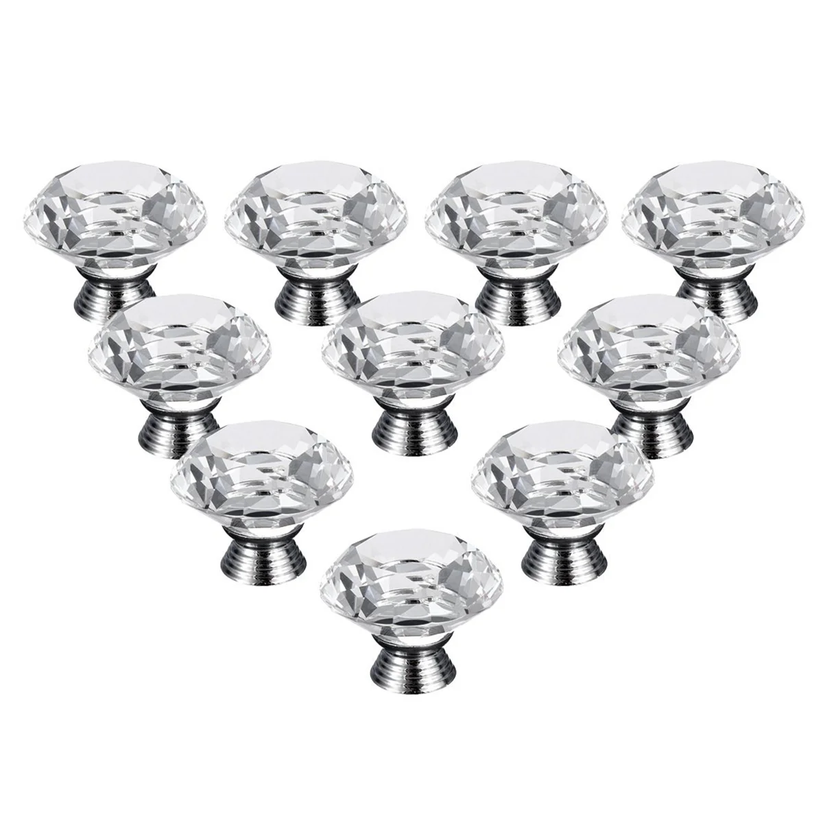 10pcs Door Knob 40mm Crystal Glass Durable Handle Furniture Knob Drawer Knob for Cupboard
10pcs Door Knob 40mm Crystal Glass Durable Handle Furniture Knob Drawer Knob for Cupboard