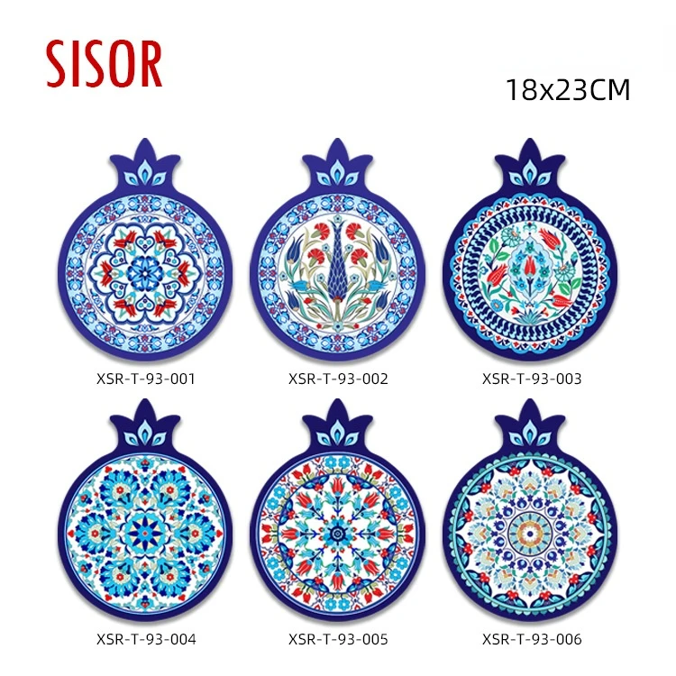 New Foreign Trade Ceramics Placemat Pomegranate Heat Proof Mat Spanish Italian Style Household Ceramic Potholder
New Foreign Trade Ceramics Placemat Pomegranate Heat Proof Mat Spanish Italian Style Household Ceramic Potholder