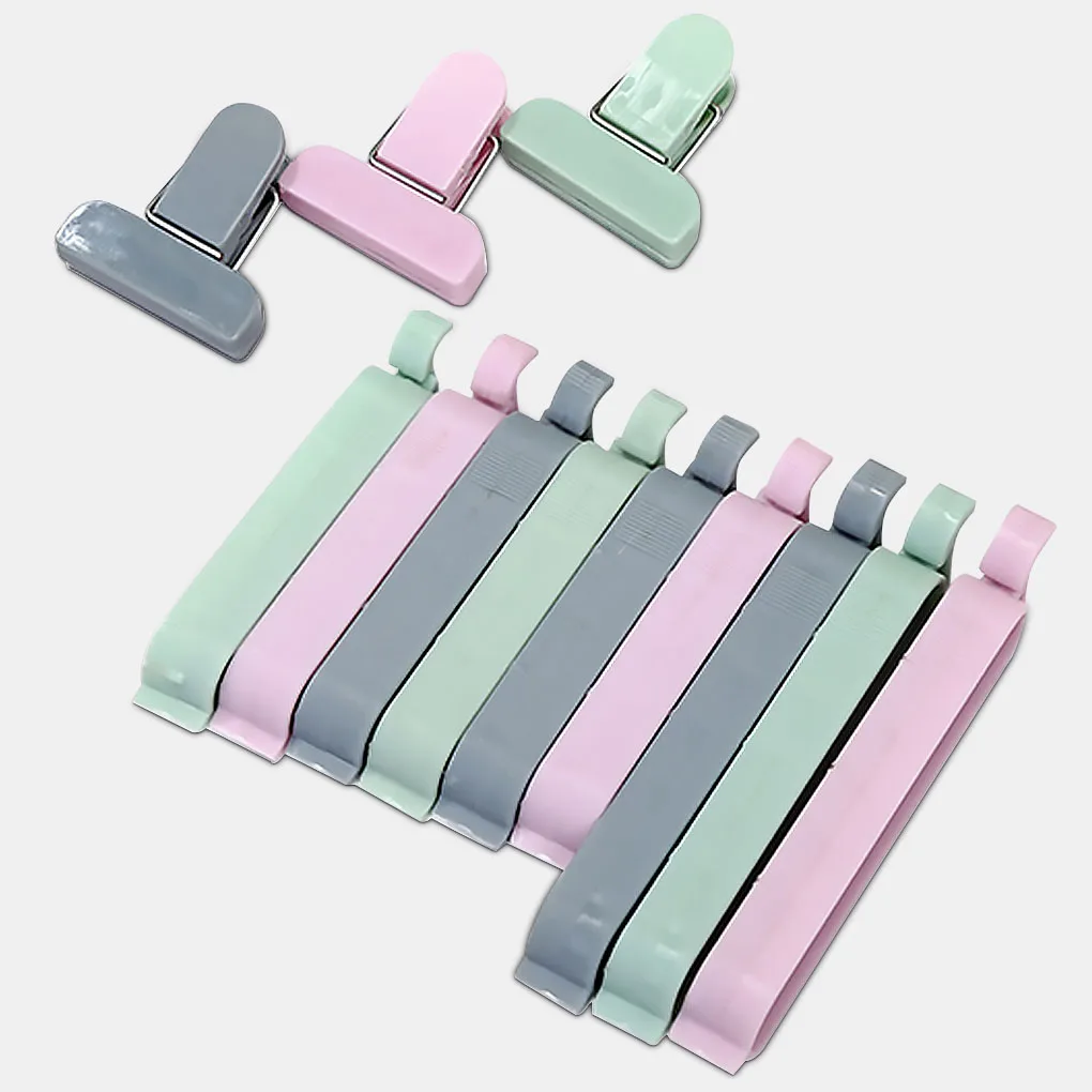 12Pcs Food Sealing Clips Plastic Snacks Bag Sealer Multiple Color Length Fresh-Keeping Clamps Kitchen Tools
12Pcs Food Sealing Clips Plastic Snacks Bag Sealer Multiple Color Length Fresh-Keeping Clamps Kitchen Tools