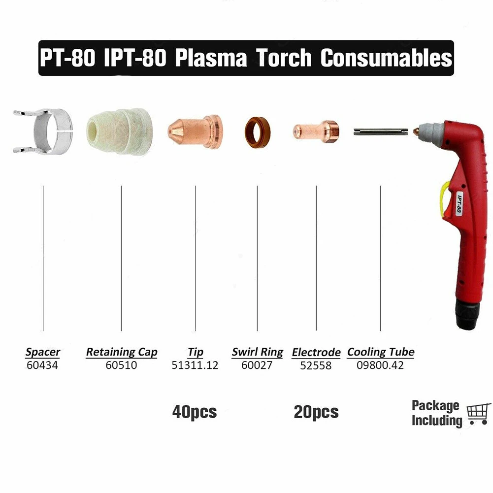 Plasma Electrode +Nozzle SC8004 WSP-061002 SC8020-10 WSP-061003 Welding Material 1 Set 20 Pcs+ 40 Pcs Brand New
Plasma Electrode +Nozzle SC8004 WSP-061002 SC8020-10 WSP-061003 Welding Material 1 Set 20 Pcs+ 40 Pcs Brand New