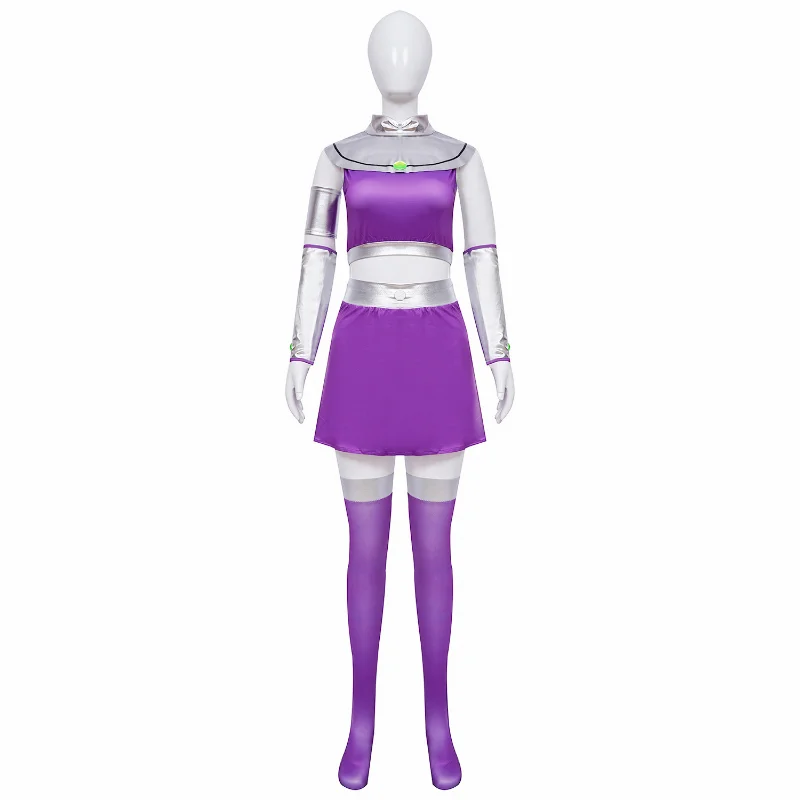 Hot Anime Teen Titans Starfire Full Set for Women Girl Unisex Halloween Party Cosplay Costume Stage Performance Uniform
Hot Anime Teen Titans Starfire Full Set for Women Girl Unisex Halloween Party Cosplay Costume Stage Performance Uniform