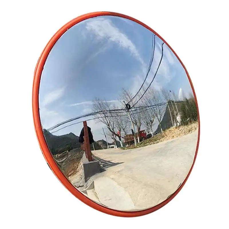 

Security Fixing Bracket Mirror Round 130 Degrees Wide Angle Security Curved Convex Road Mirror 30cm Traffic Road Mirror