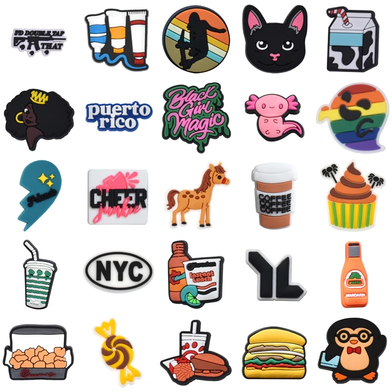 Women Charm Packs Girl Para Pins Men Shoes Accessories Kids Decorations for Croc Gifts Boy Shoe Charms Set Jeans Wholesale Bulk
Women Charm Packs Girl Para Pins Men Shoes Accessories Kids Decorations for Croc Gifts Boy Shoe Charms Set Jeans Wholesale Bulk
