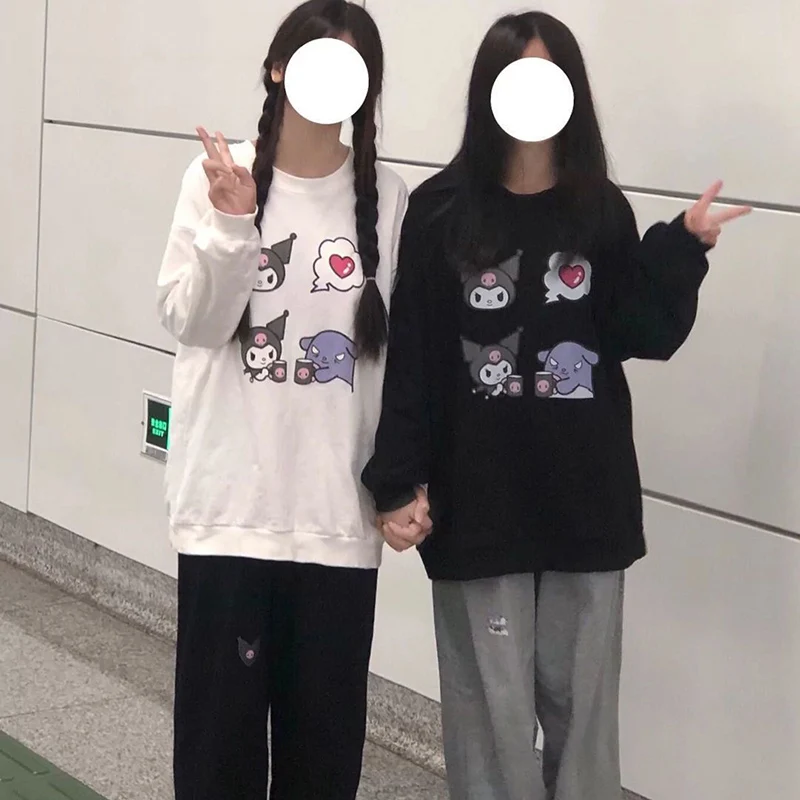 Kawaii Sanrio Kuormi Round Neck Spring Autumn Hoodie Sweater Top Clothing Fashion Girls INS Loose Students Long-sleeved Clothes
Kawaii Sanrio Kuormi Round Neck Spring Autumn Hoodie Sweater Top Clothing Fashion Girls INS Loose Students Long-sleeved Clothes