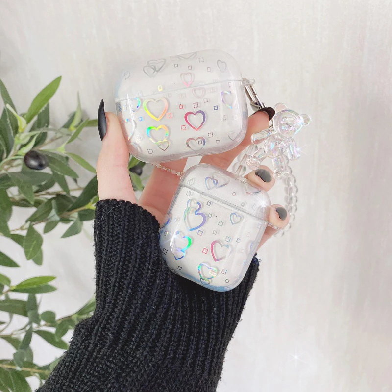 Чехол для Airpods 3, чехол Laser Love, мягкий чехол из ТПУ для Bluetooth наушников Airpod 2, задняя крышка для гарнитуры Apple Airpods Pro, чехол s
Чехол для Airpods 3, чехол Laser Love, мягкий чехол из ТПУ для Bluetooth наушников Airpod 2, задняя крышка для гарнитуры Apple Airpods Pro, чехол s