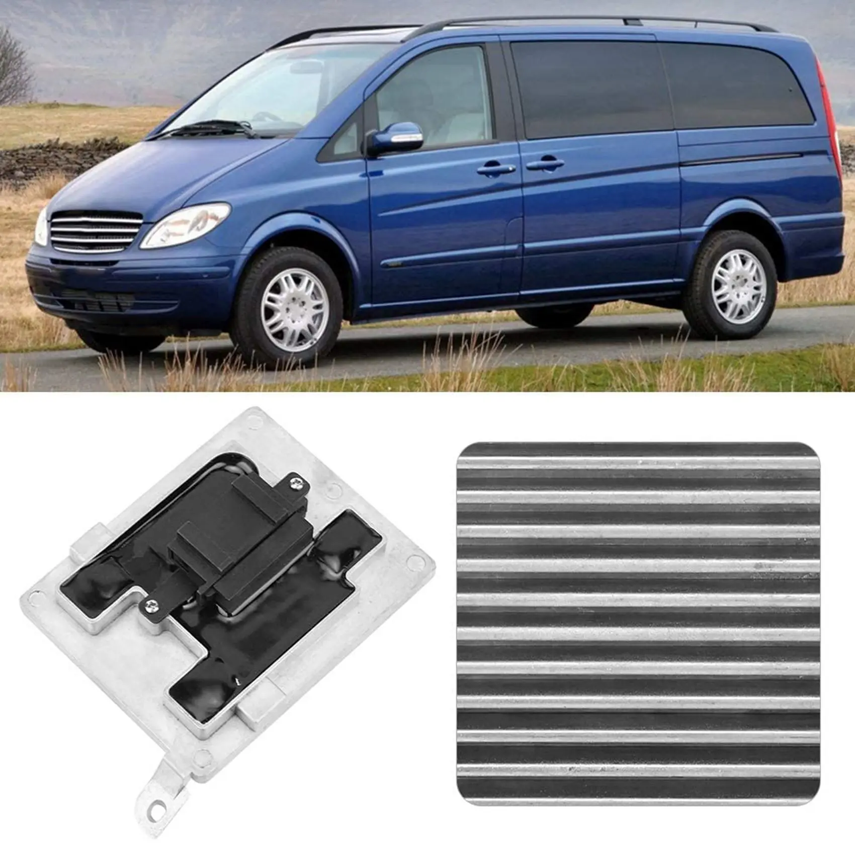 Blower Motor Resistor Regulator Fit for Mercedes Viano/Vito Van/Whiting Bus Heater Resistance 0008210792
Blower Motor Resistor Regulator Fit for Mercedes Viano/Vito Van/Whiting Bus Heater Resistance 0008210792