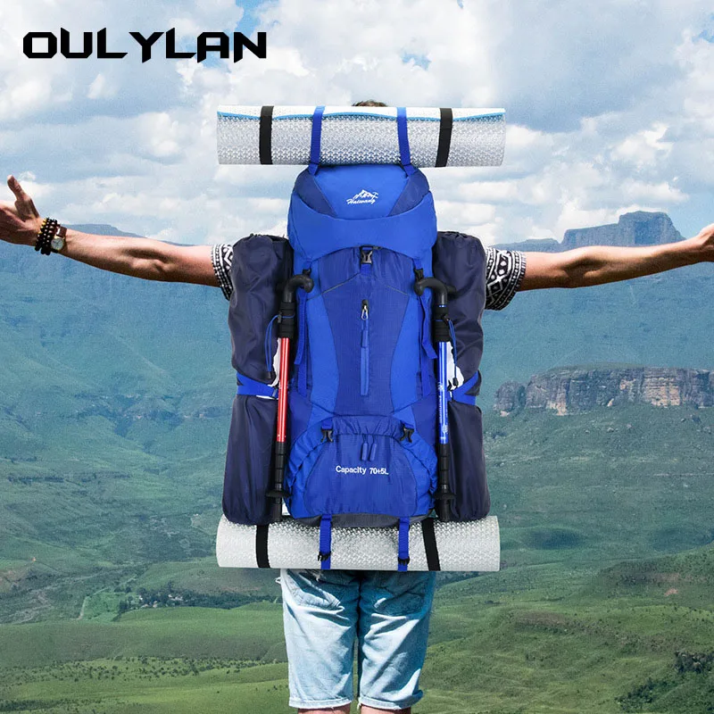 Oulylan Outdoor Off Road Durable High Capacity 75L Mountaineering Bag Hiking Travel Belt Backpack with Backpack System
Oulylan Outdoor Off Road Durable High Capacity 75L Mountaineering Bag Hiking Travel Belt Backpack with Backpack System