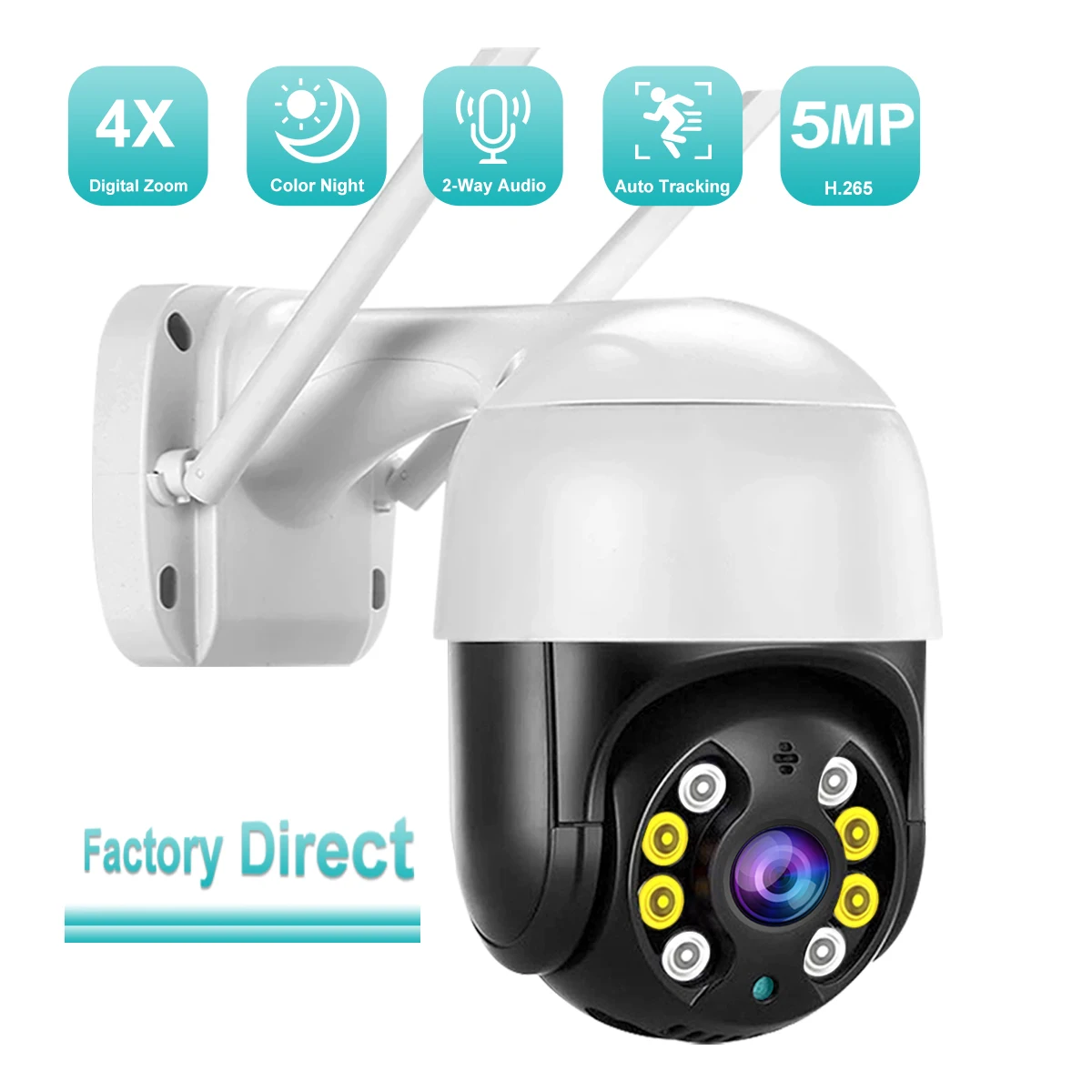 5MP 1080P IP Camera Video Surveillance PTZ Network CCTV Security Outdoor Color Night Vision Home Smart Monitor P2P Wifi Camera
5MP 1080P IP Camera Video Surveillance PTZ Network CCTV Security Outdoor Color Night Vision Home Smart Monitor P2P Wifi Camera