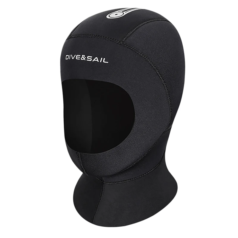 

DIVE&SAIL 3Mm Neoprene Diving Cap CR Professional Swimming Cap Winter Cold Wetsuit Hood Helmet Swimwear Raglan