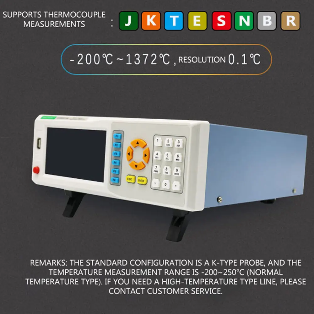 ET3916 Multi-channel Temperature Inspection Instrument Curve Column Usb Communication 64-channel Temperature Record Collector
ET3916 Multi-channel Temperature Inspection Instrument Curve Column Usb Communication 64-channel Temperature Record Collector