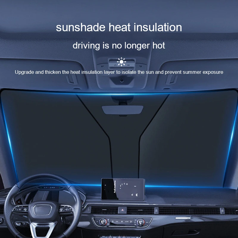 

210T солнцезащитный козырек для лобового стекла автомобиля отражатель УФ-лучей солнцезащитный козырек для автомобиля защитный козырек сохраняет прохладу в автомобиле Защита от солнца