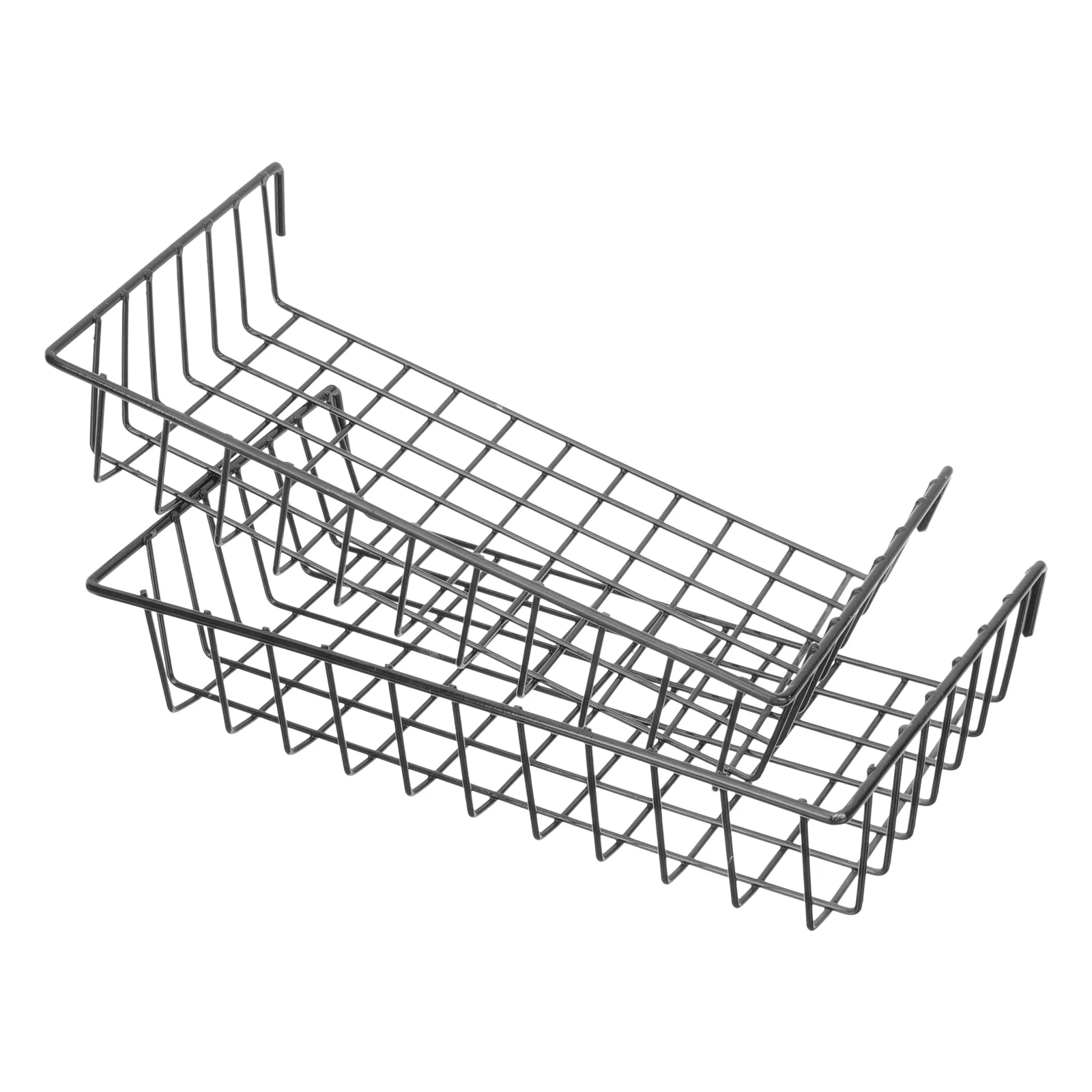 2Pcs Wire Wall Grid Panel Baskets Display Shelf Storage Baskets Peg Board Baskets
2Pcs Wire Wall Grid Panel Baskets Display Shelf Storage Baskets Peg Board Baskets