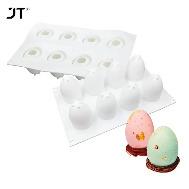 

3D Easter Egg Baking Mold Silicone Mousse Fondant Chocolate Decorating Cake Jelly Silicone Molds Kitchen Baking Moulds