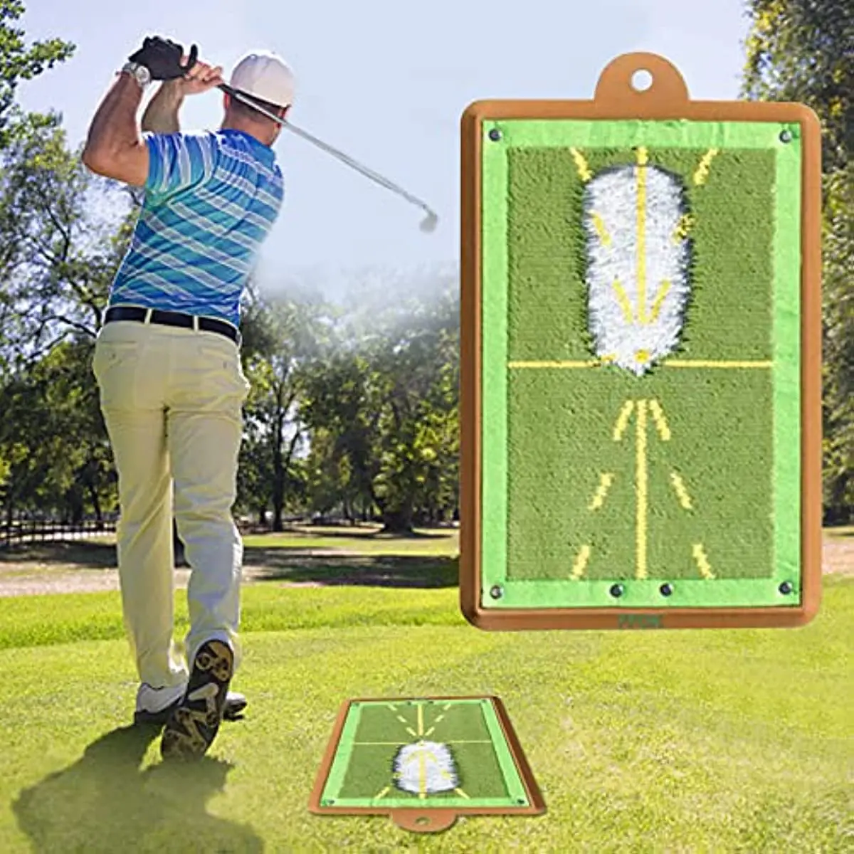 Golf Training Mat for Swing Detection Batting Premium Golf Impact Mat Path Feedback Golf Practice Mats Golf Training Aid
Golf Training Mat for Swing Detection Batting Premium Golf Impact Mat Path Feedback Golf Practice Mats Golf Training Aid