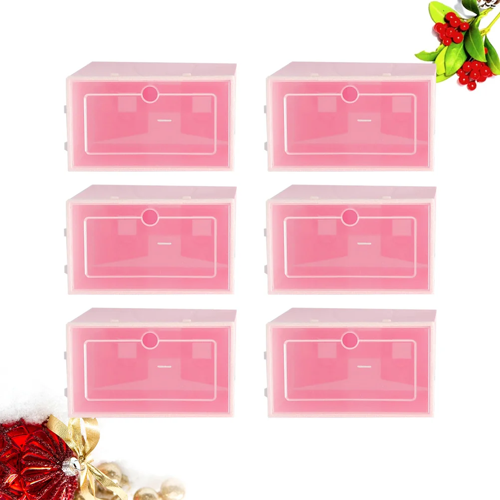 Home Living Room for Shoes Storage Box Shoes Storage Bin Thicken Stackable Plastic Shoes Box 6PCS
Home Living Room for Shoes Storage Box Shoes Storage Bin Thicken Stackable Plastic Shoes Box 6PCS