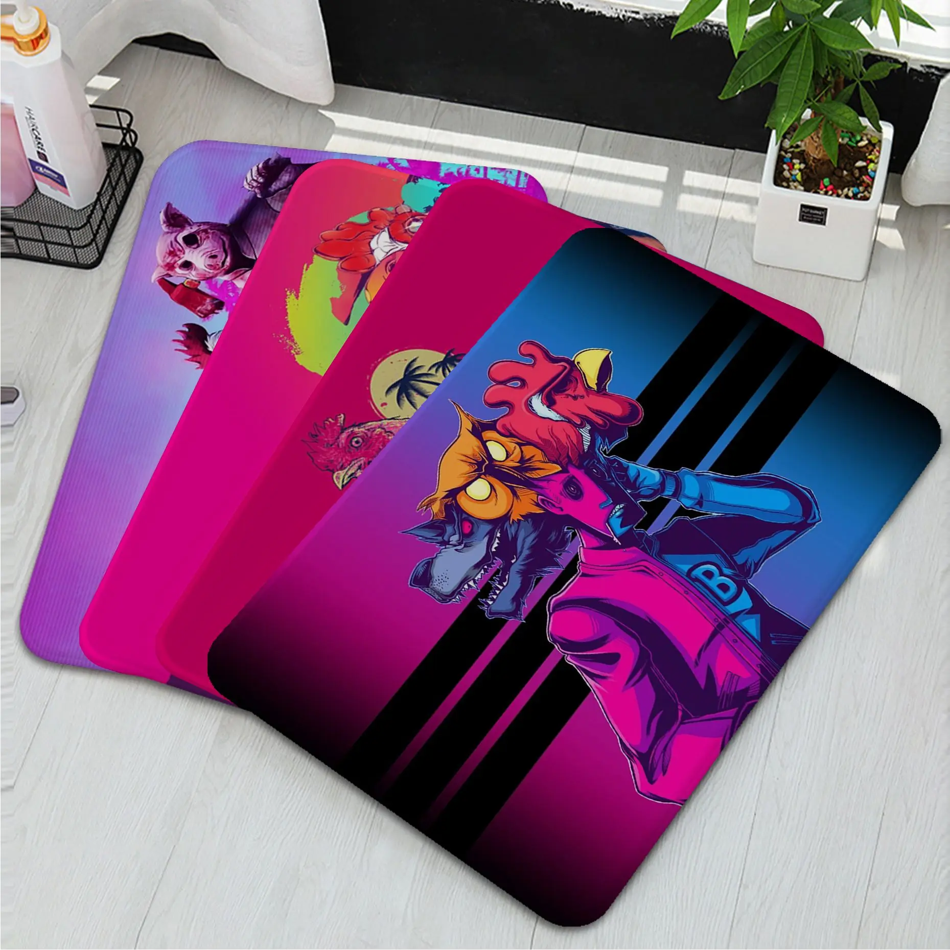Hotline Miami Printed Flannel Floor Mat Bathroom Decor Carpet Non-Slip For Living Room Kitchen Bath Mats Doormat
Hotline Miami Printed Flannel Floor Mat Bathroom Decor Carpet Non-Slip For Living Room Kitchen Bath Mats Doormat