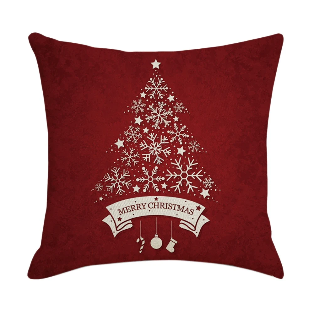 Christmas Pillowcase Brand-New Santa Square Home Decor Linen Pillow Cases Cushion Covers for Sofa Car Gift 45X45cm
Christmas Pillowcase Brand-New Santa Square Home Decor Linen Pillow Cases Cushion Covers for Sofa Car Gift 45X45cm