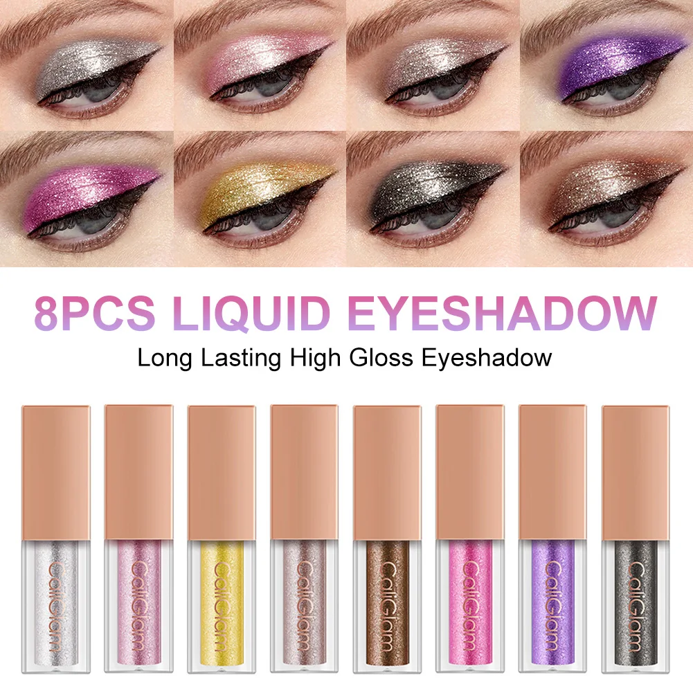 8Pcs Liquid Eyeshadow Pearlescent Shimmer Eye Shadow Long Lasting High Gloss Eyeshadow Makeup Natural Eye Cosmetics
8Pcs Liquid Eyeshadow Pearlescent Shimmer Eye Shadow Long Lasting High Gloss Eyeshadow Makeup Natural Eye Cosmetics