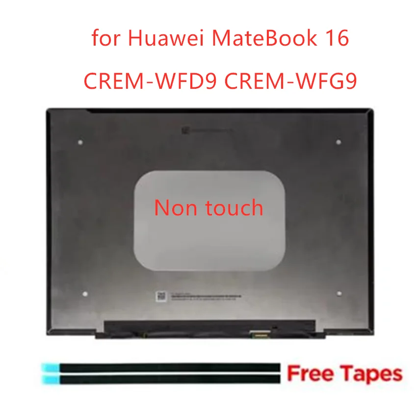 Оригинальный 16-дюймовый ЖК-дисплей для Huawei MateBook 16 сенсорный экран в сборе CREM-WFD9