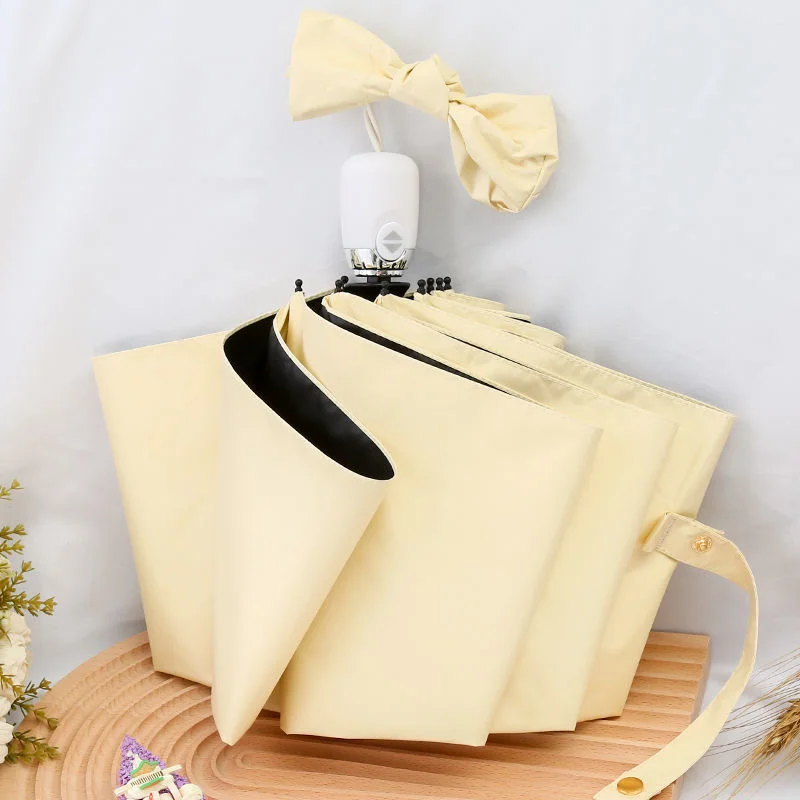 Fully automatic shrinking folding umbrella rainy and sunny girls simple sunscreen anti-ultraviolet black plastic sunshade
Fully automatic shrinking folding umbrella rainy and sunny girls simple sunscreen anti-ultraviolet black plastic sunshade