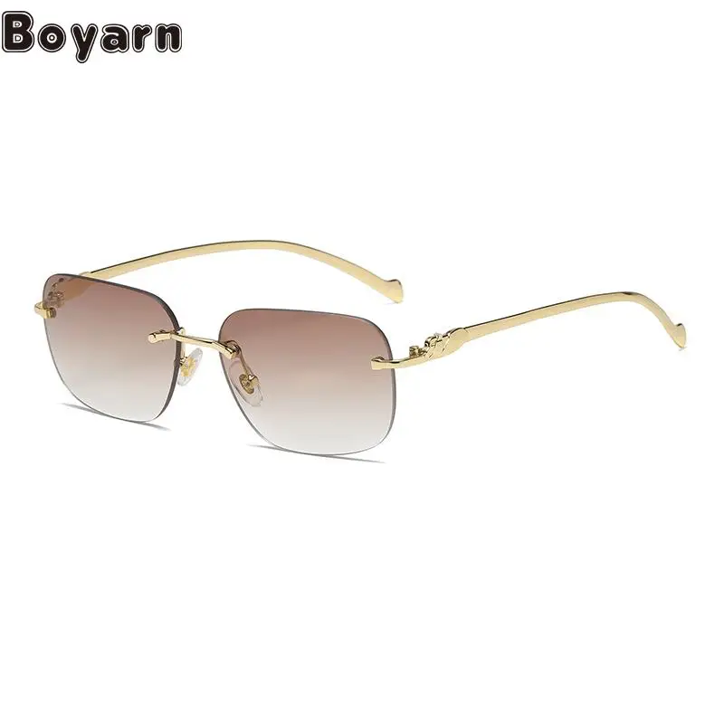 Boyarn 2022 Cross-border Retro Sunglasses Women's Frameless Net Red Sun Glasses Trend Small Frame Trimmed Eyewear
Boyarn 2022 Cross-border Retro Sunglasses Women's Frameless Net Red Sun Glasses Trend Small Frame Trimmed Eyewear