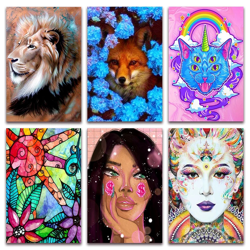 New Full Diamond painting mosaic embroidery Lion Fox Cat Flower Beauty Dog Donkey Bird Flamingo Rabbit Sisters Cross stitch E205
New Full Diamond painting mosaic embroidery Lion Fox Cat Flower Beauty Dog Donkey Bird Flamingo Rabbit Sisters Cross stitch E205