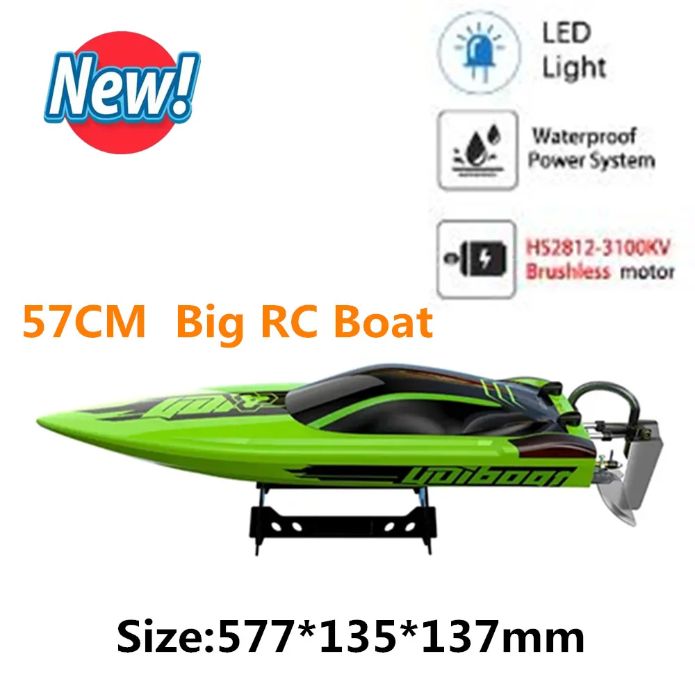 22 Inch RC Boat 2.4Ghz 40KM/H Brushless High Speed Racing Boat Children Ship RC Toys Controlling Distance 200m 
22 Inch RC Boat 2.4Ghz 40KM/H Brushless High Speed Racing Boat Children Ship RC Toys Controlling Distance 200m