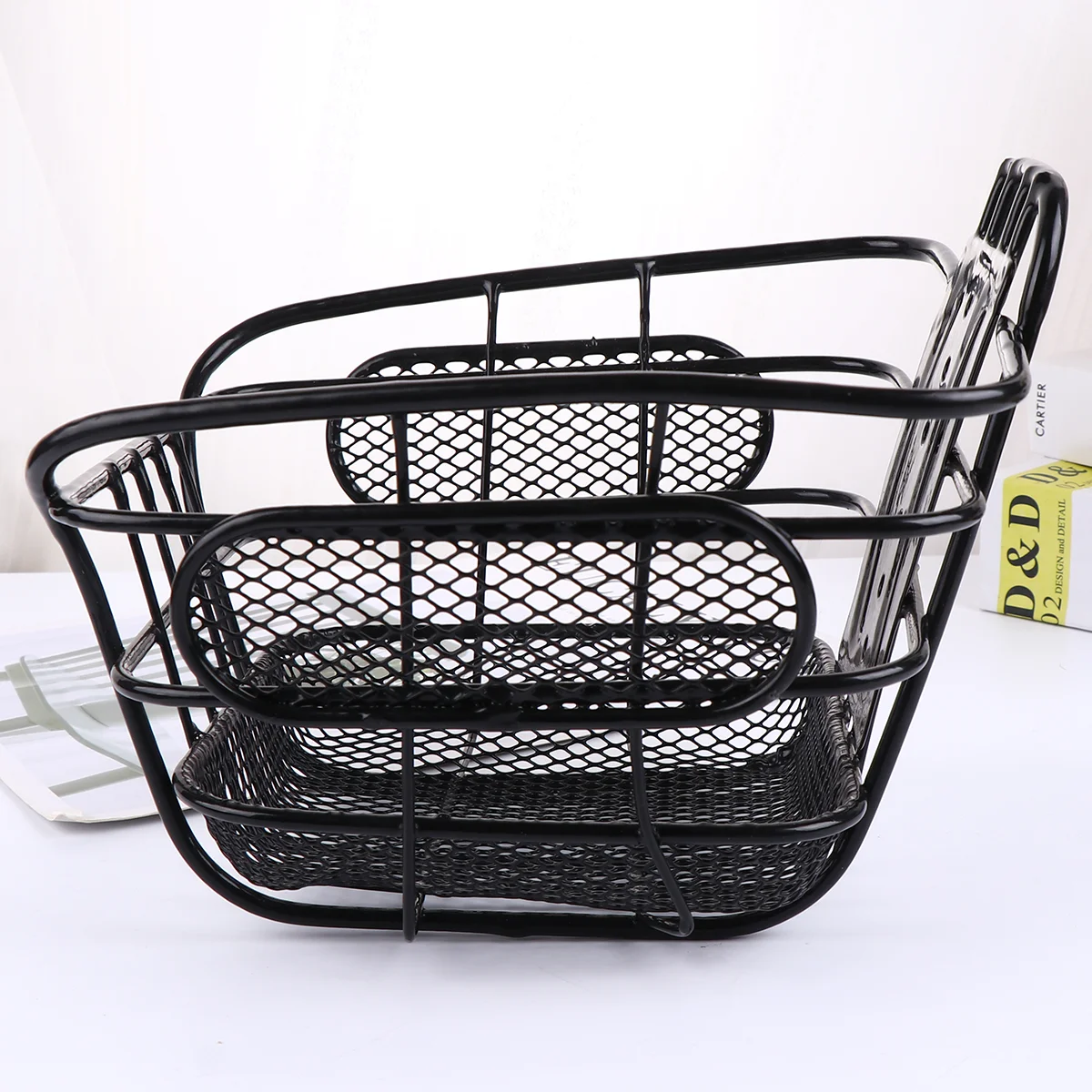 Bike Handlebar Basket Front Basket Cycling Basket Handlebar Wire Basket for Bike Accessories
Bike Handlebar Basket Front Basket Cycling Basket Handlebar Wire Basket for Bike Accessories