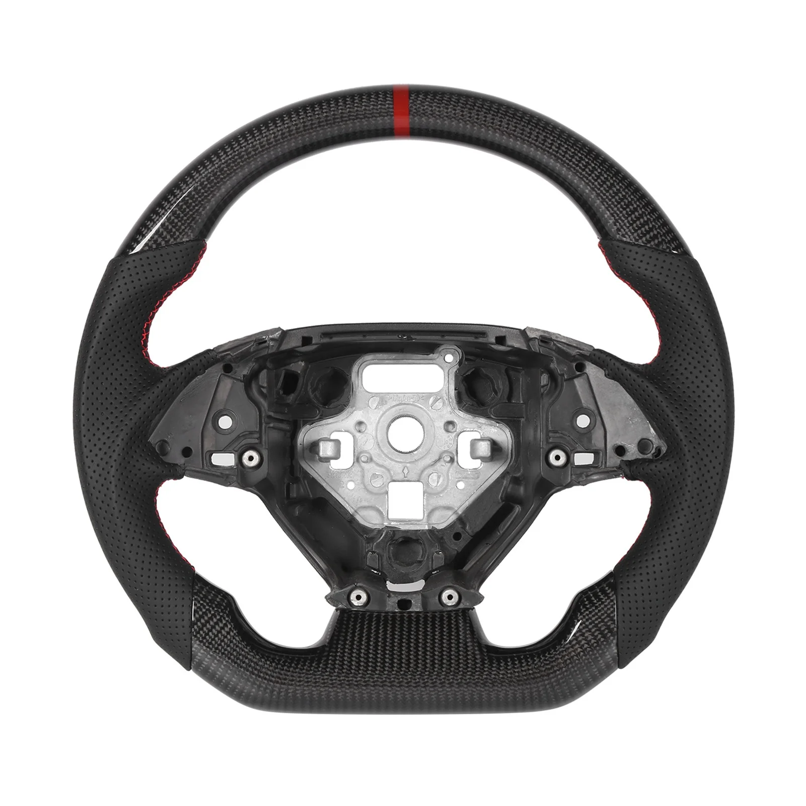 Custom Carbon Fiber Steering Wheel Nappa Perforated Leather Fit for Chevrolet Camaro 2016-2021
Custom Carbon Fiber Steering Wheel Nappa Perforated Leather Fit for Chevrolet Camaro 2016-2021