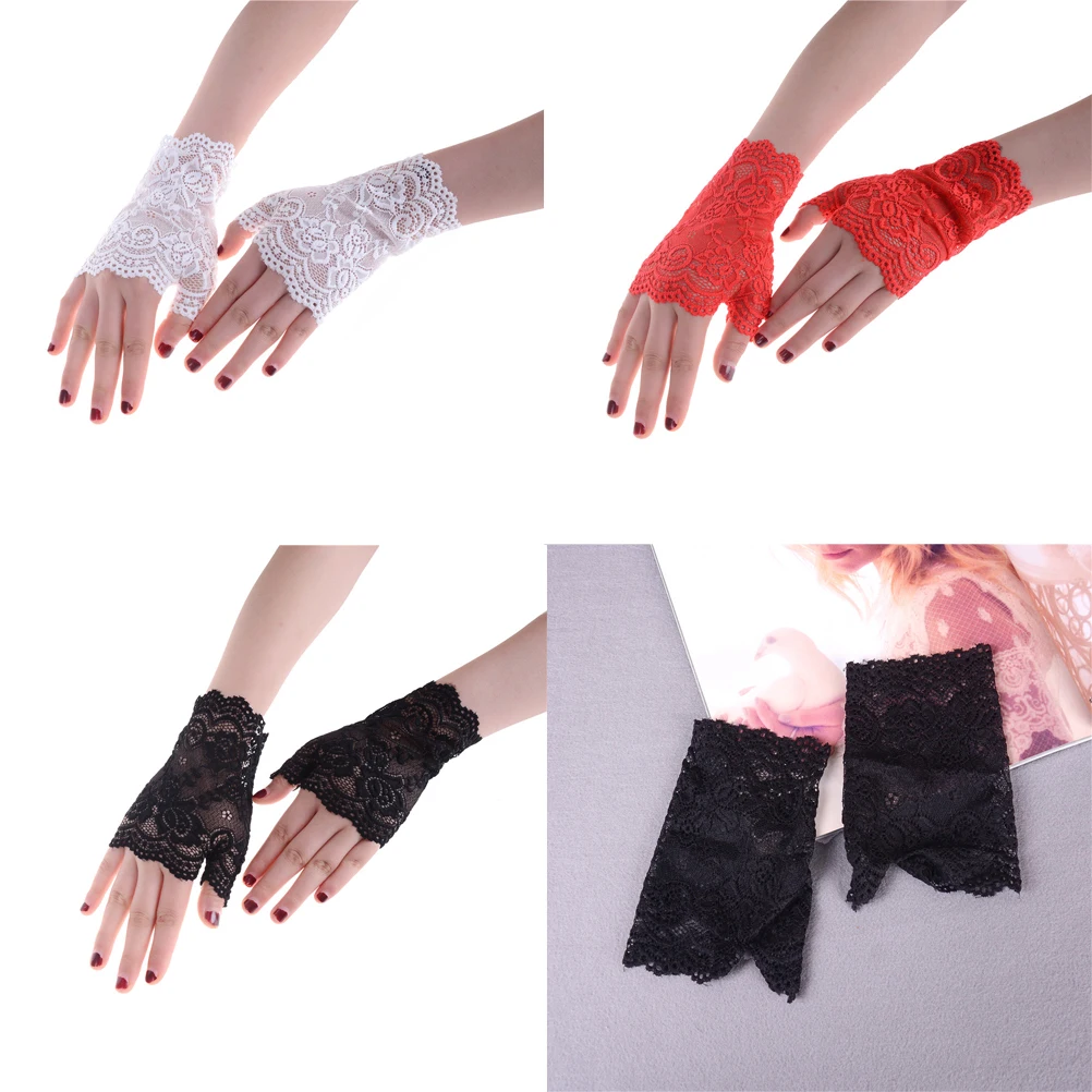 1Pair Sexy Lady Lace Driving Sunscreen Gloves Women Black White Mittens Girls Gloves Girls Gloves
1Pair Sexy Lady Lace Driving Sunscreen Gloves Women Black White Mittens Girls Gloves Girls Gloves
