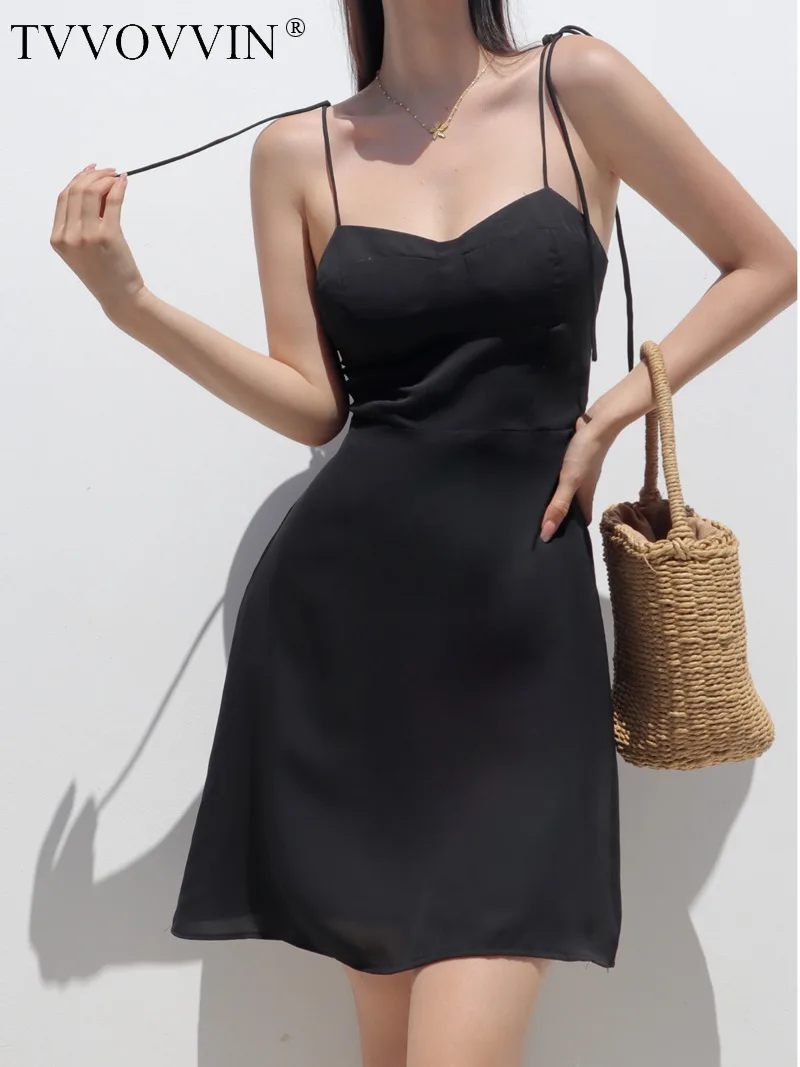 TVVOVVIN 2023 New Summer Women's Sexy Spicy Girl Temperament Solid Color sling backless Waist retraction Slim A-line Dress KXJL
TVVOVVIN 2023 New Summer Women's Sexy Spicy Girl Temperament Solid Color sling backless Waist retraction Slim A-line Dress KXJL