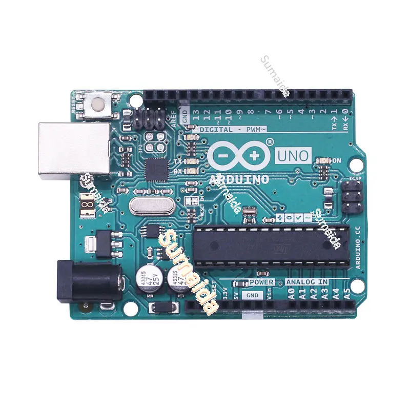 

Arduino Uno Development Board Expansion Board Kit R3 Controller Single Chip Microcomputer English Version