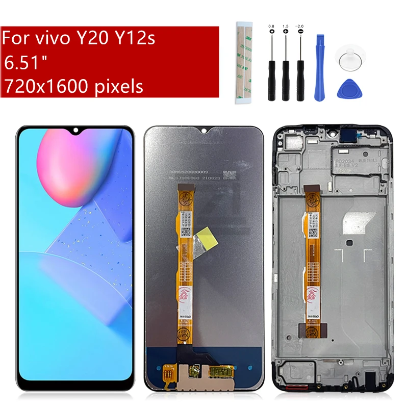 For Vivo Y20 LCD Display Touch Screen Digitizer Assembly With Frame Y12s 2021 Screen Replacement Repair Part 5.99''
For Vivo Y20 LCD Display Touch Screen Digitizer Assembly With Frame Y12s 2021 Screen Replacement Repair Part 5.99''